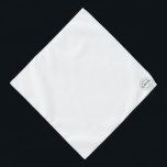 Personalized Adult Bandana with Your Logo Design<br><div class="desc">Show off your brand in style with the Personalized Adult Bandana with Your Logo Design. Made from soft, breathable fabric, this versatile accessory is perfect for promotions, team events, or everyday wear. Customize it with your logo for a bold, wearable statement that blends comfort with eye-catching brand visibility.</div>