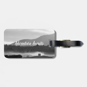 Personalized Adventure Awaits luggage tag