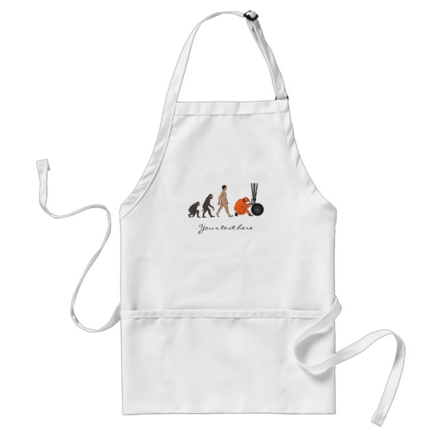 Personalized Aeroplane Mechanic Engineer Dad Adult Apron (Front)