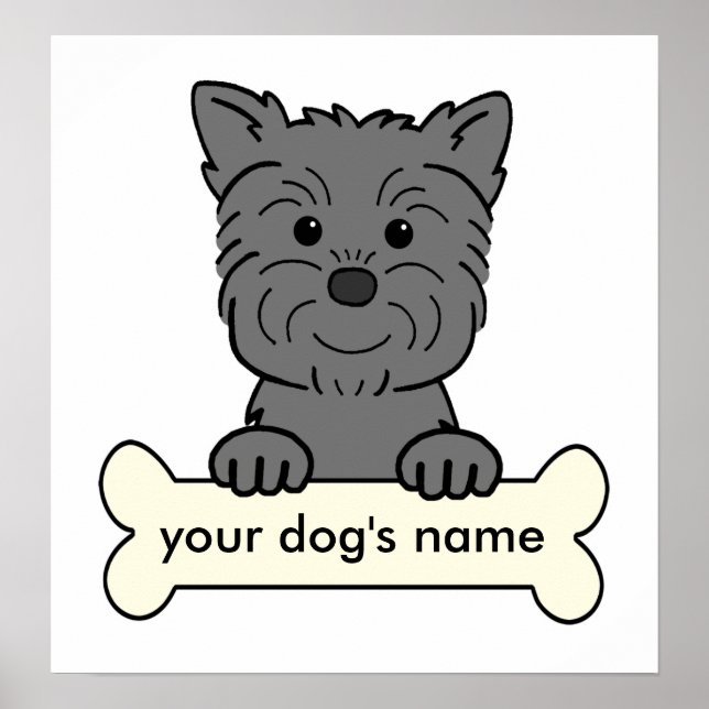 Personalized Affenpinscher Poster (Front)