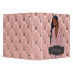 Personalized African-American CEO Boss Woman 3 Ring Binder Personalized African-American CEO Boss Woman 3 Ring Binder
