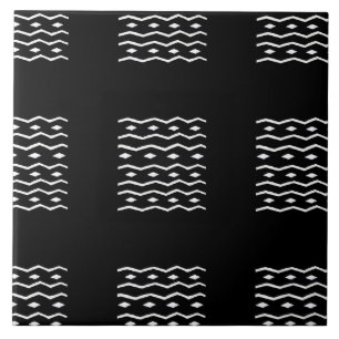 Personalized, African art, Ethnic pattern Ceramic Tile
