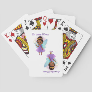 Personalized African Fairy Playing Poker Cards