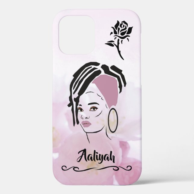 Personalized African Queen Iphone Case (Back)