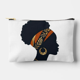 Personalized Afrohemian Queen Accessory Pouch