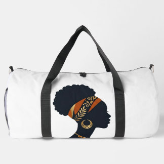 Personalized Afrohemian Queen Travel Duffel Bag