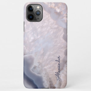 Personalized Agate Handwritten Name Trendy Modern iPhone 11Pro Max Case