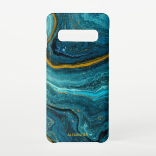 Personalized Agate Handwritten Name Trendy Modern Samsung Galaxy S10 Case
