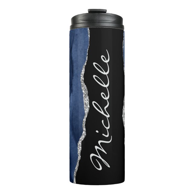 Personalized Agate Thermal Tumbler (Front)
