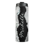 Personalized Agate Thermal Tumbler