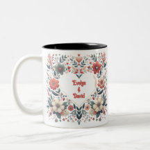 Personalized AI generated Boho Heart Design