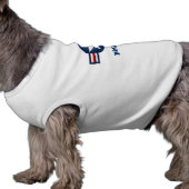 Personalized Air Force Logo Dog Shirt (Side)