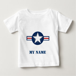 Personalized Air Force Logo Infant Shirt