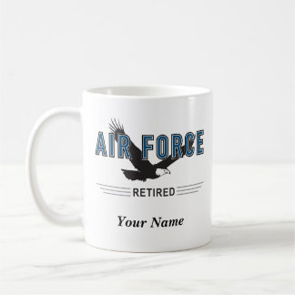 Personalized Air Force Retiree Mug