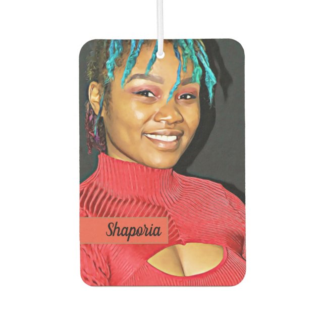 Personalized Air Freshener (new car scent) (Front)
