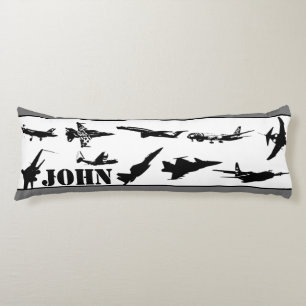 Personalized Airplanes Body Pillow