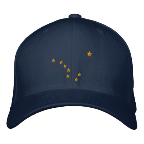 Personalized Alaska State Flag Design Embroidery Embroidered Baseball Cap