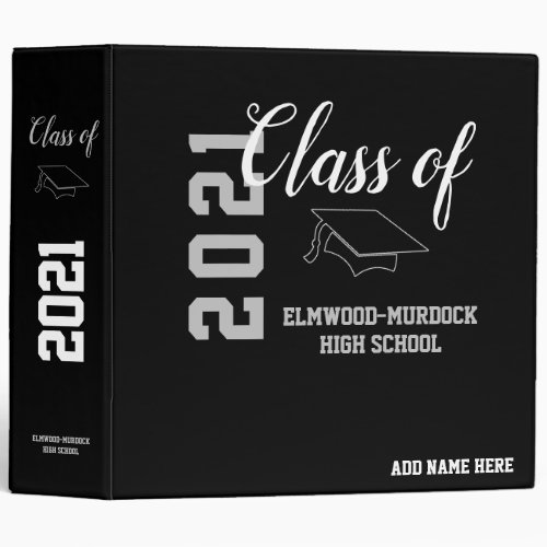 Personalized Album  Senior Class 2021 3 Ring Binder