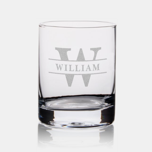 Personalized Alcohol Groomsmen Wedding Party Favor Rocks Glass (Glassware)