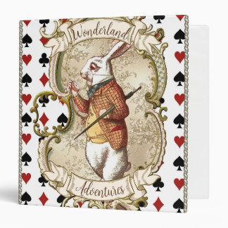 Personalized Alice in Wonderland Scrapbook Binder