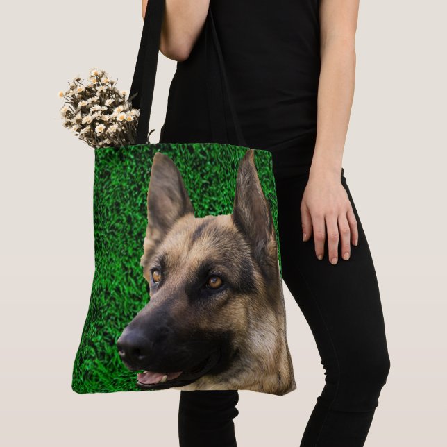 Personalized All-Over-print Designs: Pet Photo Tote Bag (Close Up)