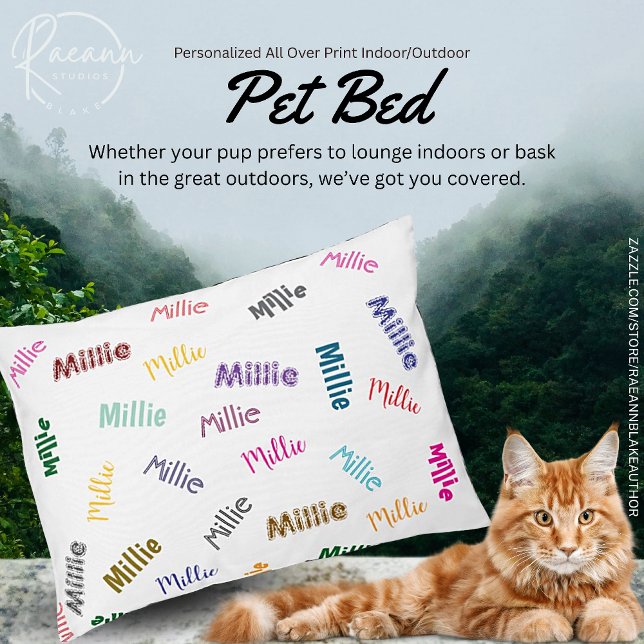 Personalized All Over Print Indoor/Outdoor Pet Bed (Creator Uploaded)