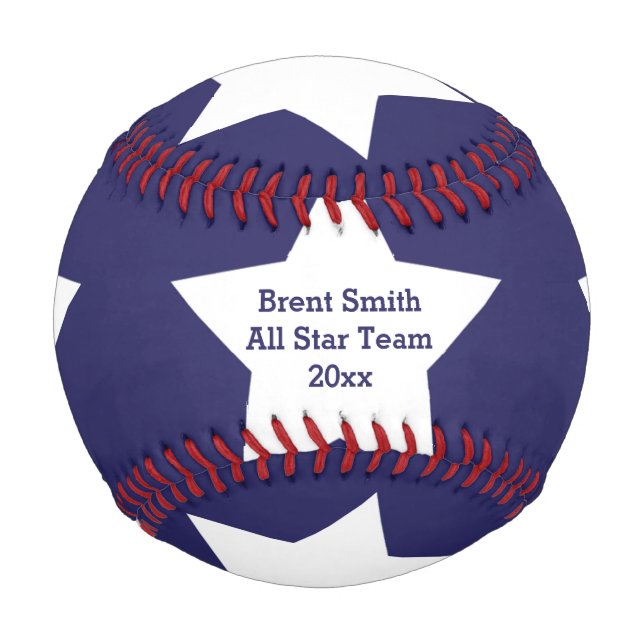 Personalized All Star Baseball (Back)