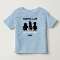 Personalized Allergy Alert Halloween Do Not Feed Toddler T-shirt