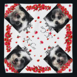 Personalized Aloha Pet Bandana<br><div class="desc">Cute K-Cee is looking forward to a day trip to the dog park again. Edit design with your photos and text for your pet or give as a personalized gift.</div>