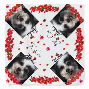 Personalized Aloha Pet Bandana