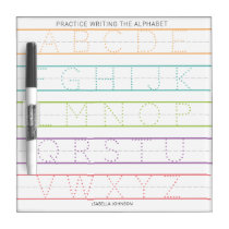Personalized Alphabet Tracing Practice White Board Personalized Alphabet Tracing Practice White Board