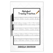 Personalized Alphabet Tracing Practice White Board