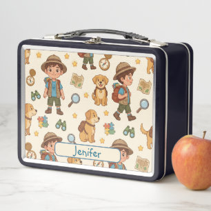 Personalized Alphaland Kids Lunch Black Box