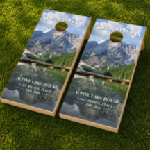 Personalized Alpine Lake House Family Name