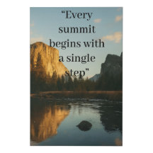 Personalized Alpine Reflection Chalkboard Print