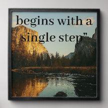 Personalized Alpine Reflection Chalkboard Print