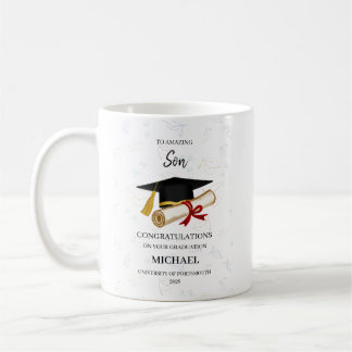 Personalized Amazing Son Graduation Coffee Mug