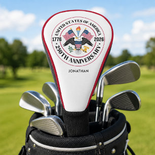 Personalized America 250th Anniversary Golf Head Cover
