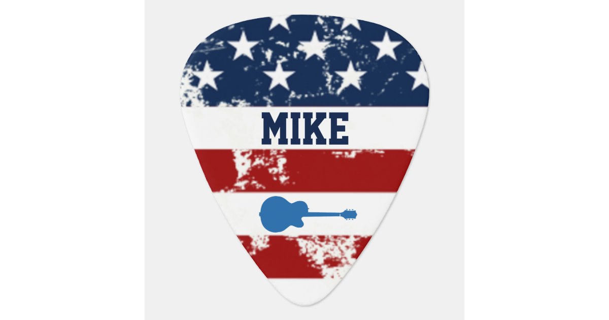 Personalized Street Signs >> personalized american flag rock guitar music guitar pick ... Personalized Street Signs >> personalized american flag rock guitar music guitar pick ...