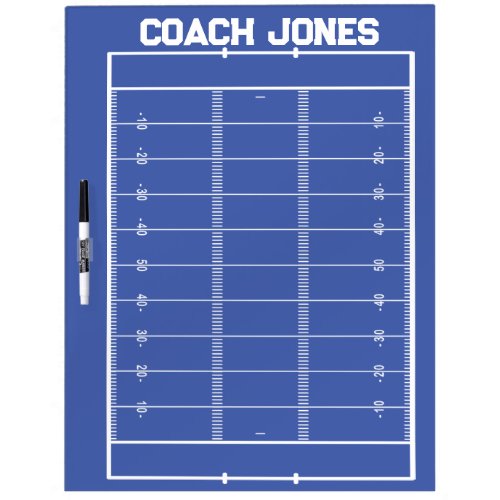 Personalized  American football Coach  Dry Erase Board