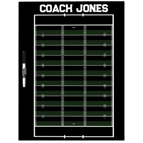 Personalized  American football Coach  Dry Erase Board