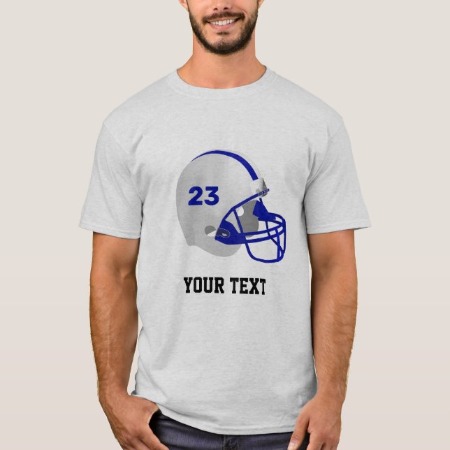 Personalized American Football Helmet  T-Shirt (Front)