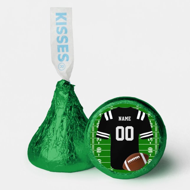 Personalized American Football Jersey Hershey®'s Kisses® (Front)