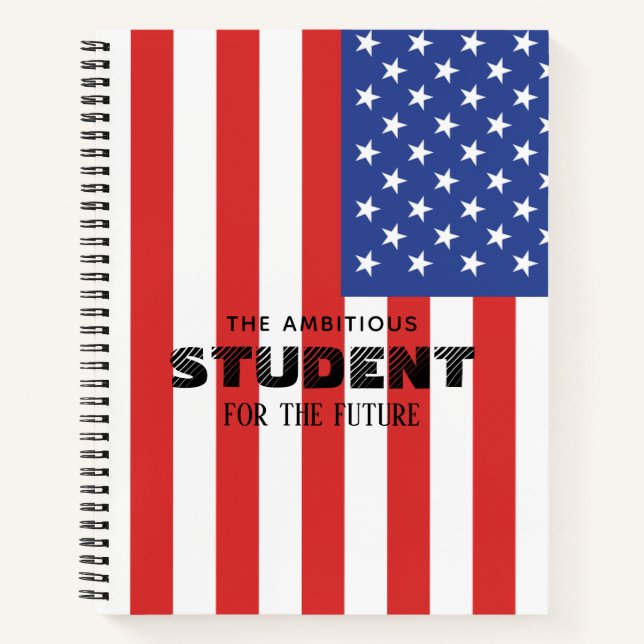 Personalized american Notebook (Front)