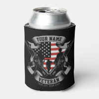 Personalized American Veteran Proud Vet USA Flag