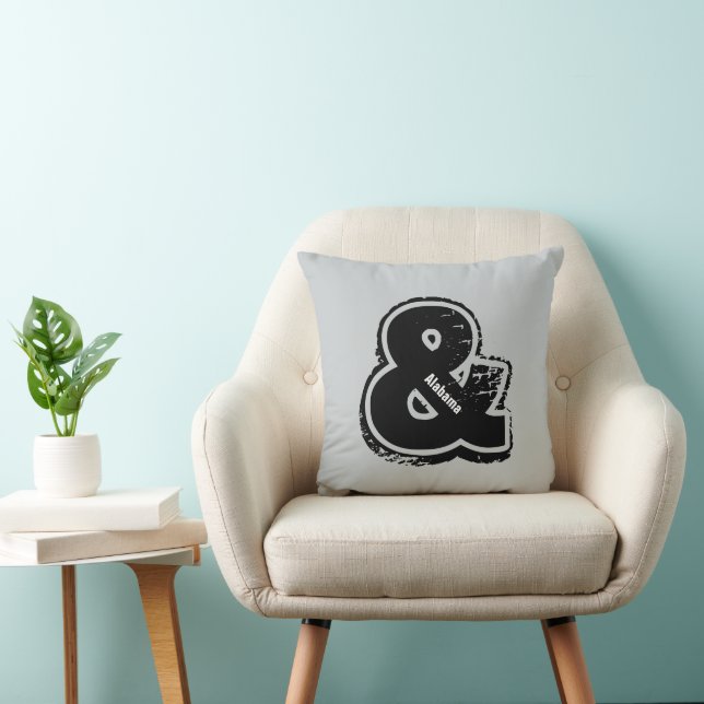 Personalized Ampersand Pillow (Chair)