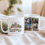 Personalized Amsterdam Travel Photo Mug<br><div class="desc">Celebrate a meaningful family adventure with this personalized Amsterdam travel mug, designed to capture both the place and the memories made there. One side features a charming watercolor-style illustration of Amsterdam, complete with iconic canal houses, bridges, and local details, while the other side showcases a curated photo collage from your...</div>