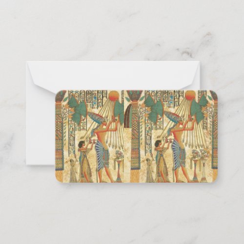Personalized Ancient Egypt Flat Note Card