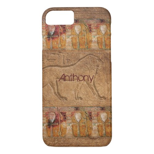 Personalized Ancient Egyptian Art iPhone 87 Case