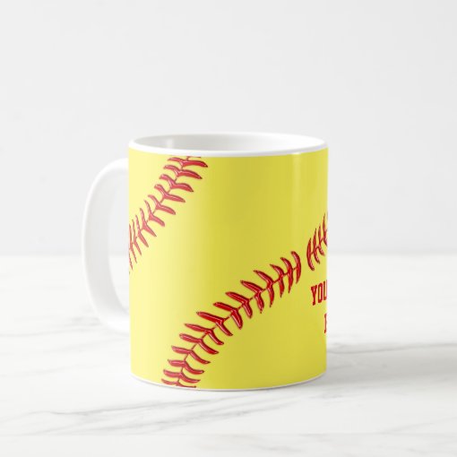 Personalized and Cheap Softball Gifts for Players Coffee Mug Zazzle